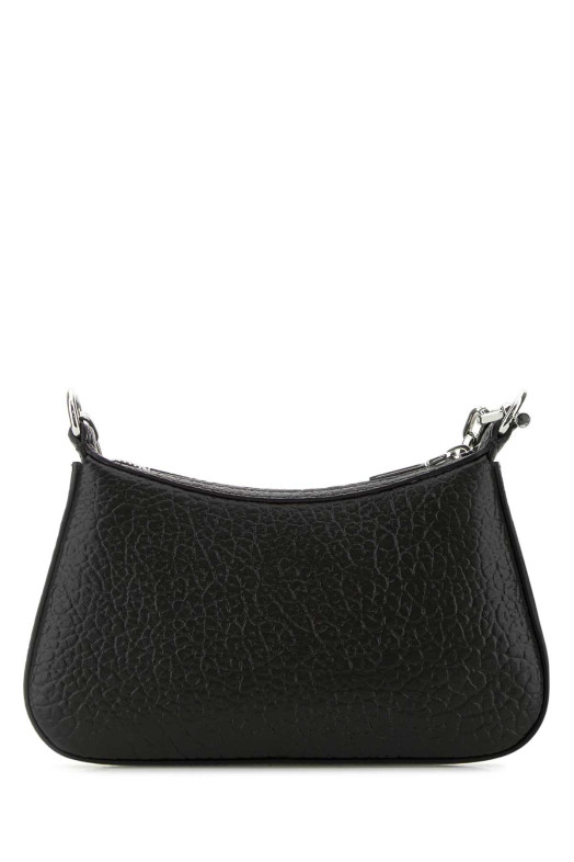 Black leather mini T-Bar handbag Black ALEXANDER MCQUEEN (8135531VDGB)