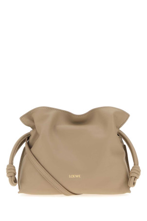 Sand nappa leather mini Flamenco clutch Brown LOEWE (A411FC2XA6)