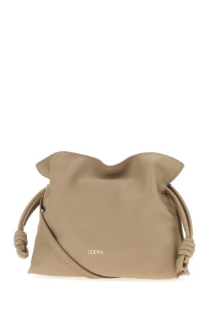 Sand nappa leather mini Flamenco clutch Brown LOEWE (A411FC2XA6)