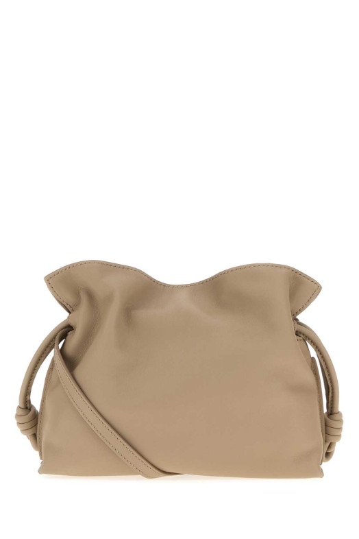 Sand nappa leather mini Flamenco clutch Brown LOEWE (A411FC2XA6)