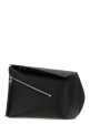 Black leather small Puzzle belt bag Black LOEWE (B510SEBX02)