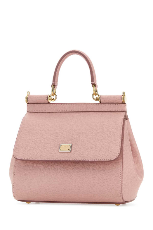 Pink leather medium Sicily handbag DOLCE & GABBANA (BB6003B1001)