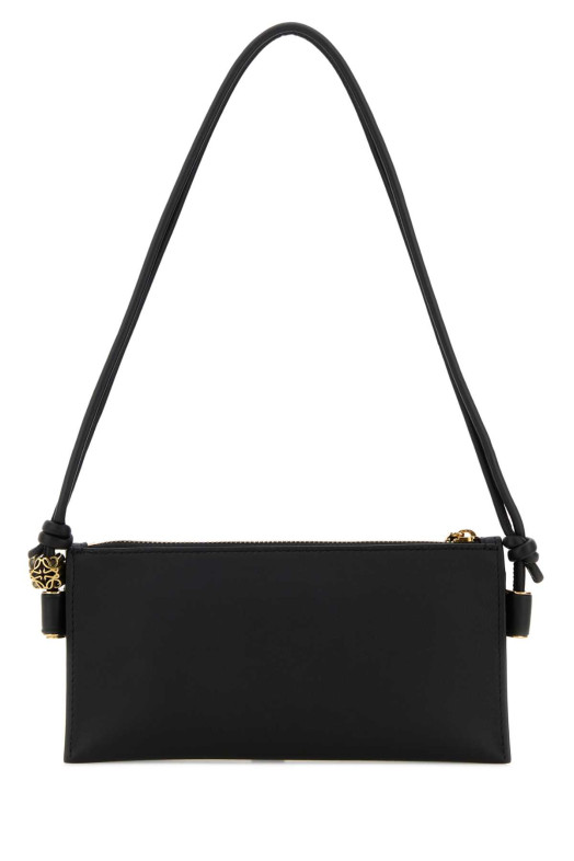 Black leather Joya shoulder bag Black LOEWE (C630R10X03)