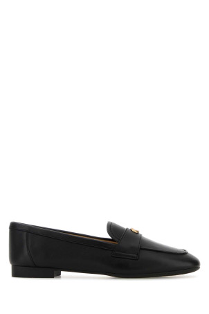 Black leather loafers Black COACH NEW YORK (CCD67)