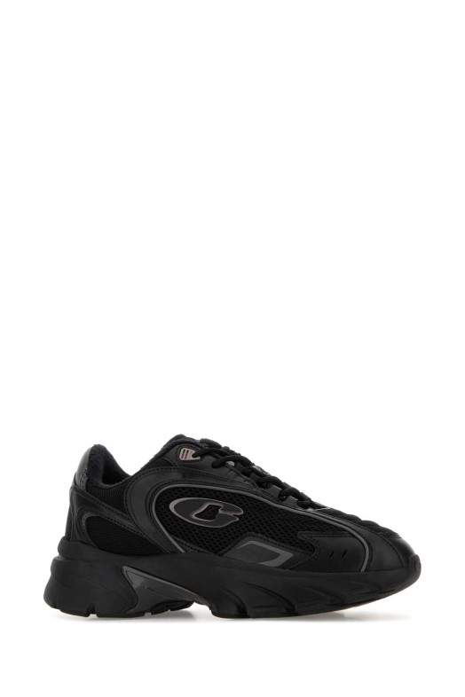 Black mesh and leather Bolt sneakers COACH NEW YORK (CDE28)