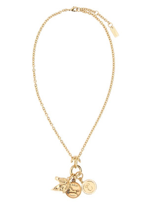 Gold metal ChloÃ© Charms necklace CHLOE (CH25AJN03CB7)