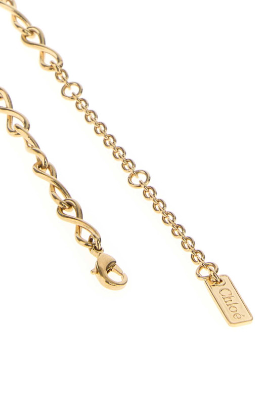 Gold metal ChloÃ¨ Elixir necklace CHLOE (CH25WJN08RSB)