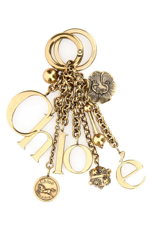 Gold metal ChloÃ© Symbols keyring CHLOE (CH26SK188CB7)