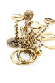 Gold metal ChloÃ© Symbols keyring CHLOE (CH26SK188CB7)