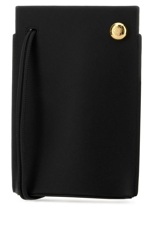 Black leather Dice shoulder bag Black LOEWE (CPBPR12X01)