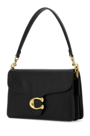 Black leather Tabby shoulder bag COACH NEW YORK (CY919)