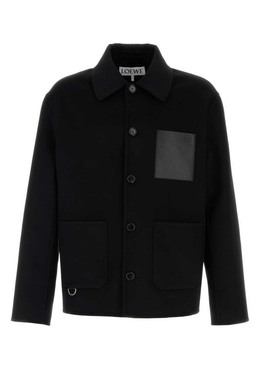 Black wool blend jacket Black LOEWE (H526Y02W93)