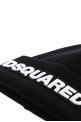 Black wool beanie hat DSQUARED (KNM000115040001)