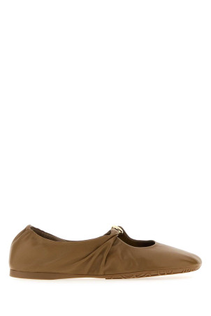 Camel nappa leather Pebble ballerinas LOEWE (L815466X46)