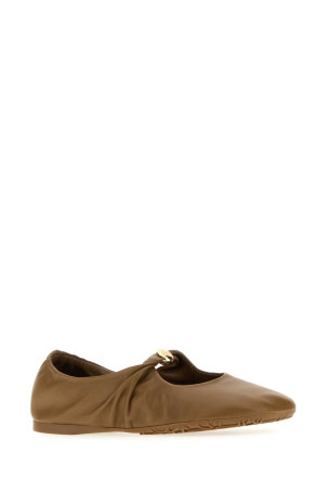 Camel nappa leather Pebble ballerinas LOEWE (L815466X46)