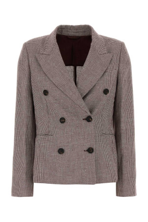 Embroidered jersey blazer Gray BRUNELLO CUCINELLI (MH5187422)