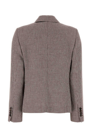 Embroidered jersey blazer Gray BRUNELLO CUCINELLI (MH5187422)