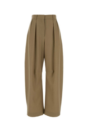 Cappuccino wool wide-leg pant Brown LOEWE (S359Y04XHL)