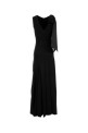 Black satin long dress MAISON MARGIELA (S51DG0004S49465)