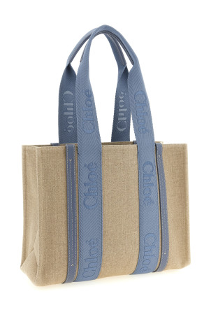 Medium 'Woody' shopping bag Blue
