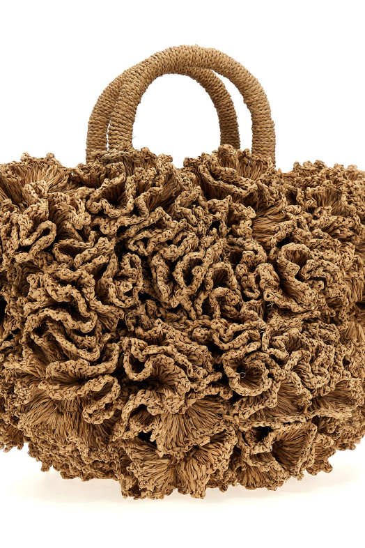 'Coral' handbag Beige