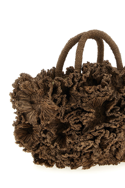 'Coral' handbag Brown