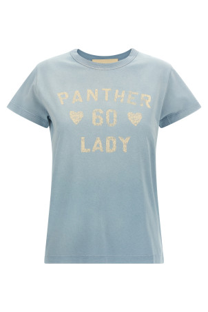 Valentino Garavani 'Panther Lady' T-shirt BLUE
