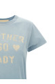 Valentino Garavani 'Panther Lady' T-shirt BLUE