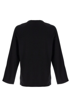 'Y-3 Long Sleeve Tee 3-Stripes' T-shirt Black-grey