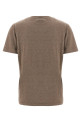 Mélange cotton t-shirt Beige