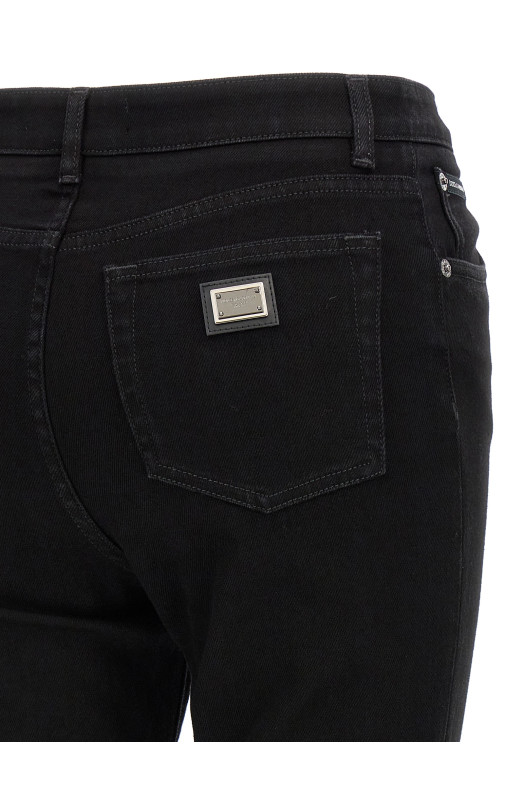 5-pocket jeans Black