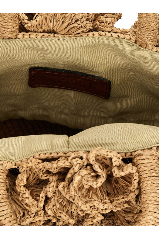 'Coral' handbag Beige