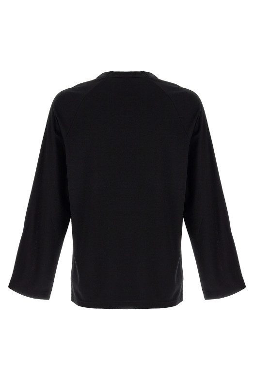 'Y-3 Long Sleeve Tee 3-Stripes' T-shirt Black-grey