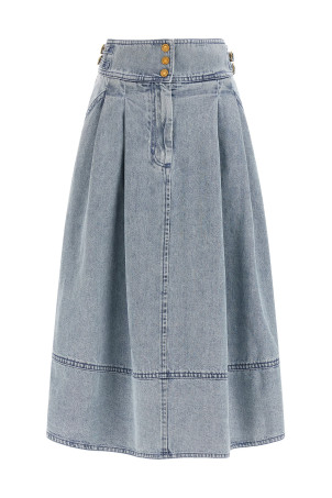 Denim skirt BLUE