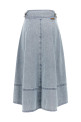 Denim skirt BLUE