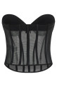 Bustier Top Black