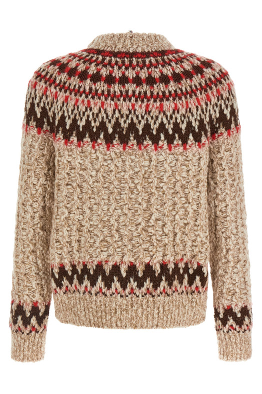 Alpaca and silk sweater Multicolor