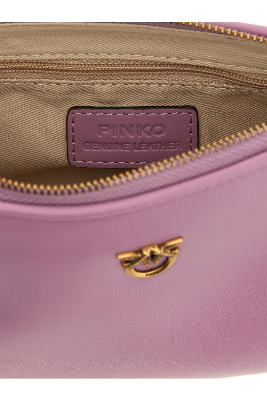 'Half Moon Baguette' mini crossbody bag Pink