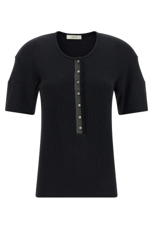 'Henley' sweater Black