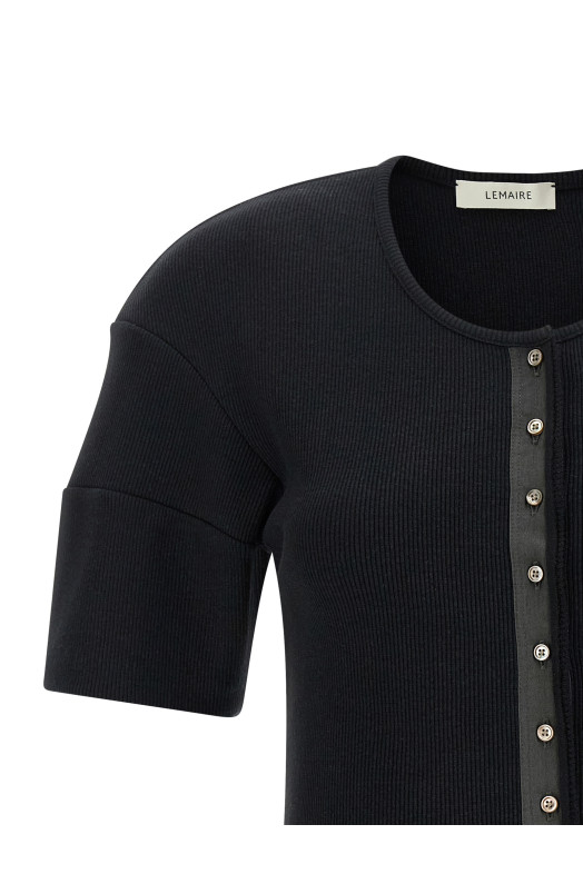 'Henley' sweater Black