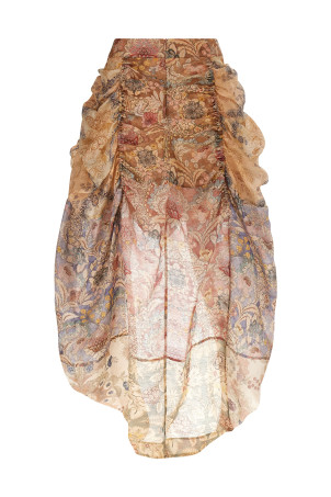 'Rebellion' draped skirt Pink