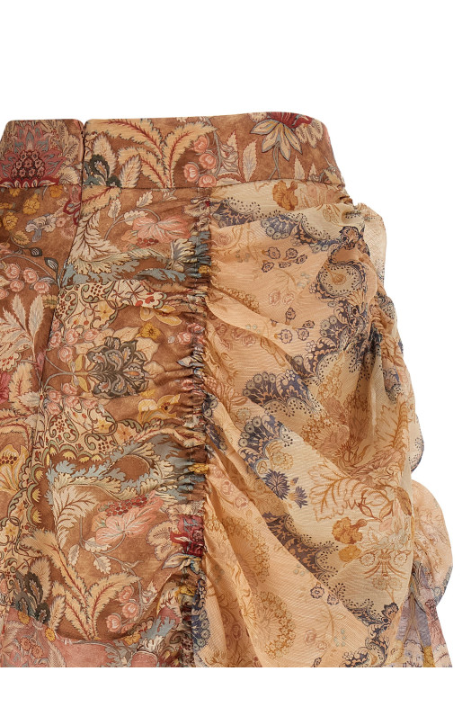 'Rebellion' draped skirt Pink