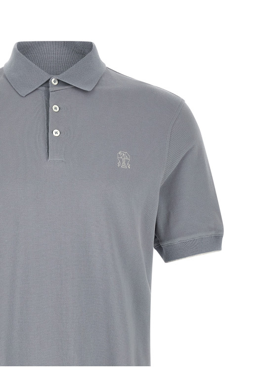 Piquet polo shirt BLUE