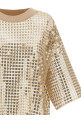 Sequin dress Beige