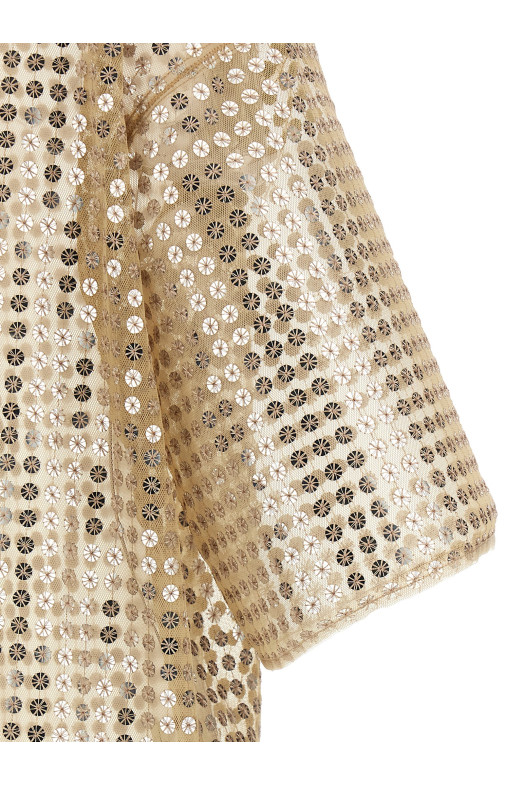 Sequin dress Beige