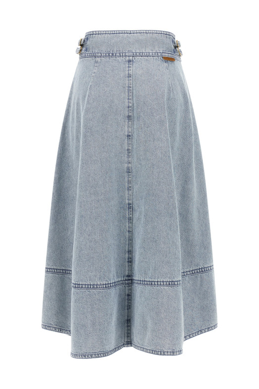 Denim skirt BLUE