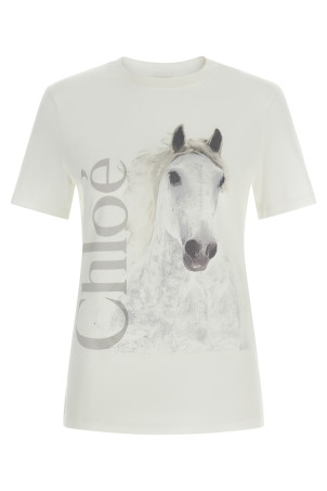 Printed T-shirt White