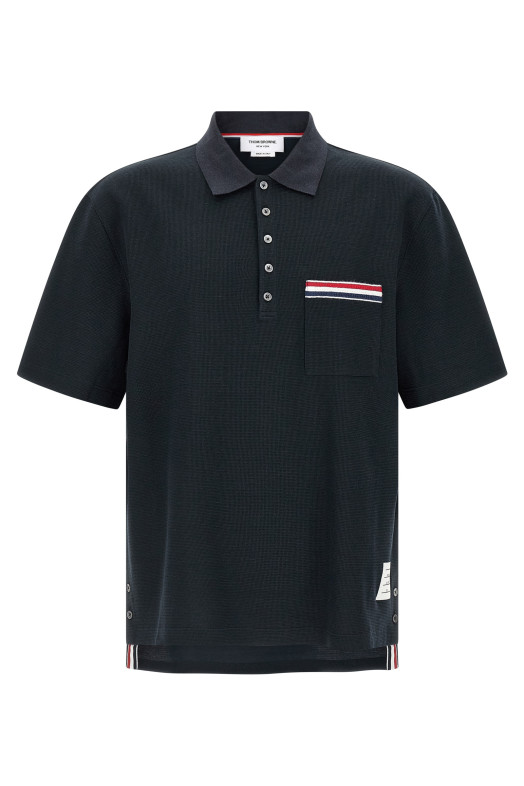 'Nastro RWB' polo shirt Blue