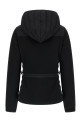 Padded hoodie Black