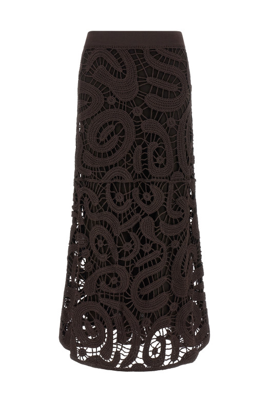 'Maestrale' skirt Brown